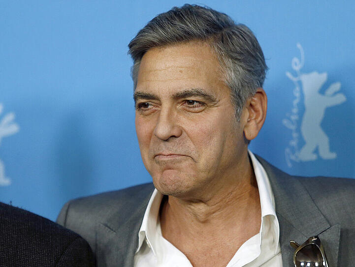 George Clooney beklagt in der Hacker-Affäre um den Film "The Interview" mangelnde Solidarität in Hollywood