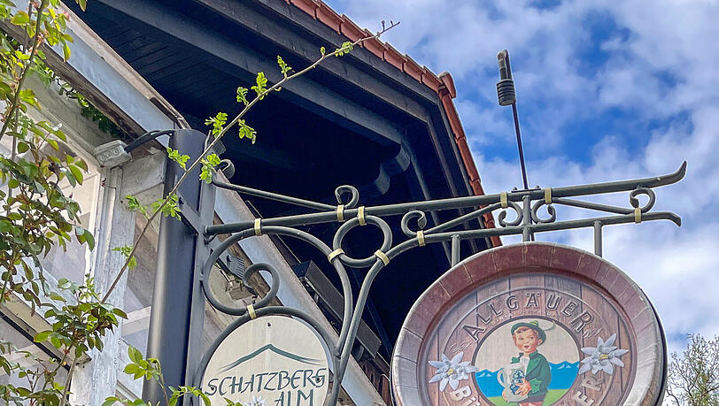 Die Schatzbergalm ist ideal für eine Pause.