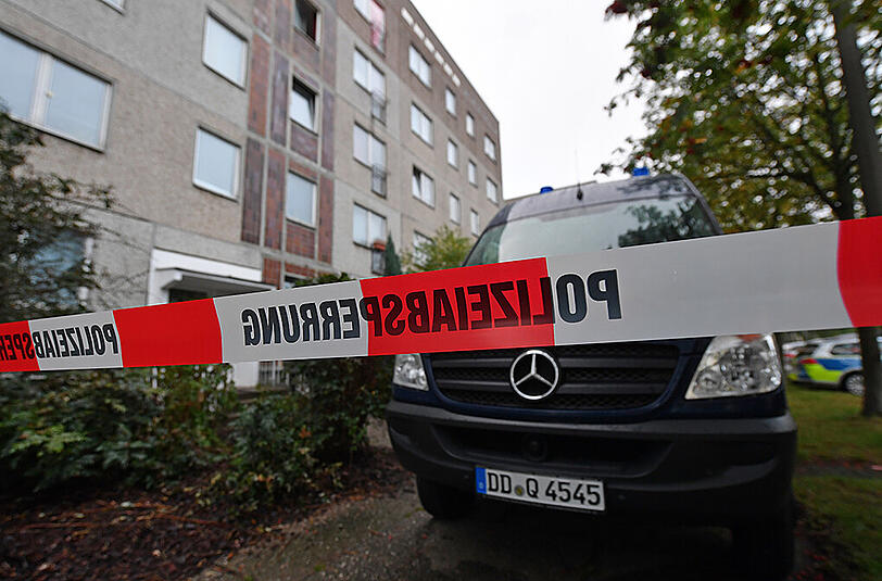 In diesem Plattenbau im Leipziger Stadtteil Paunsdorf ist der terrorverdächtige Bombenbauer Dschaber Al-Bakr von den drei Flüchtlingen festgehalten worden.