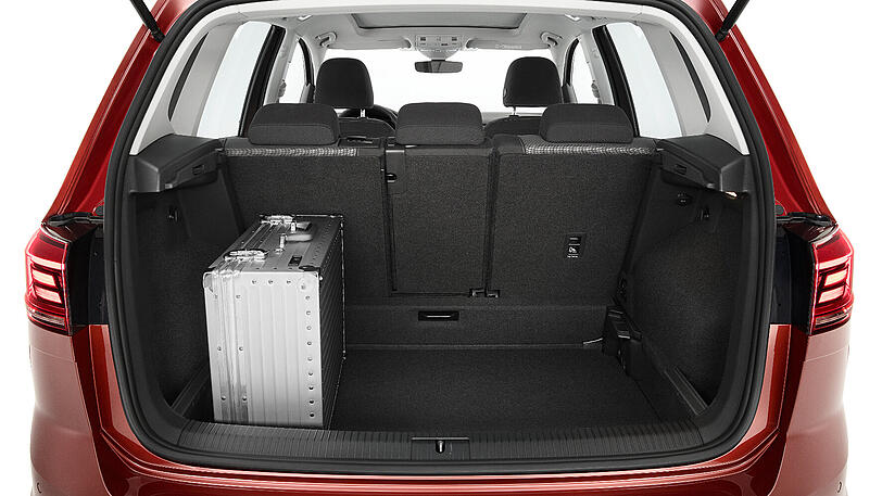 In den Kofferraum des Sportsvan passen zwischen 520 und 1.520 Liter Gepäck.