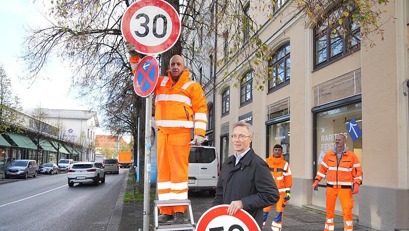 Das Münchner Mobilitätsreferat findet Tempo 30 als Regelgeschwindigkeit "interessant". (Symbolbild)