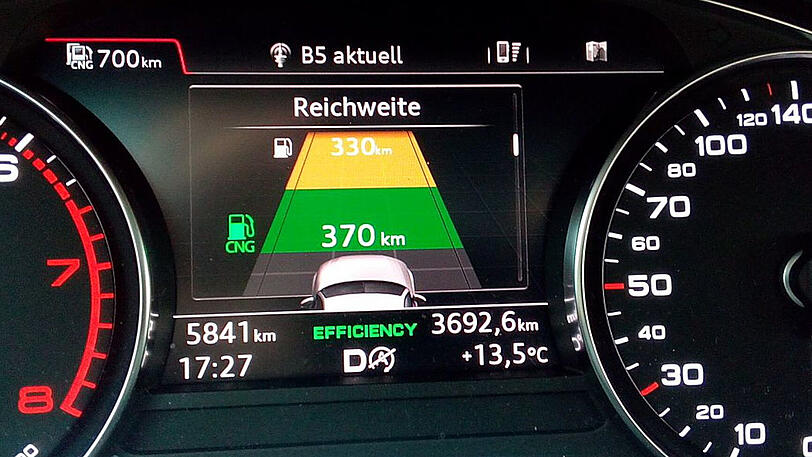 Die zwei Antriebsarten ergeben zusammen eine Reichweite von rund 700 Kilometern.