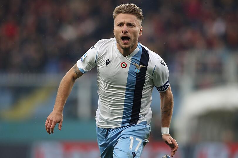 34 Tore in der Serie A: Ciro Immobile von Lazio Rom.