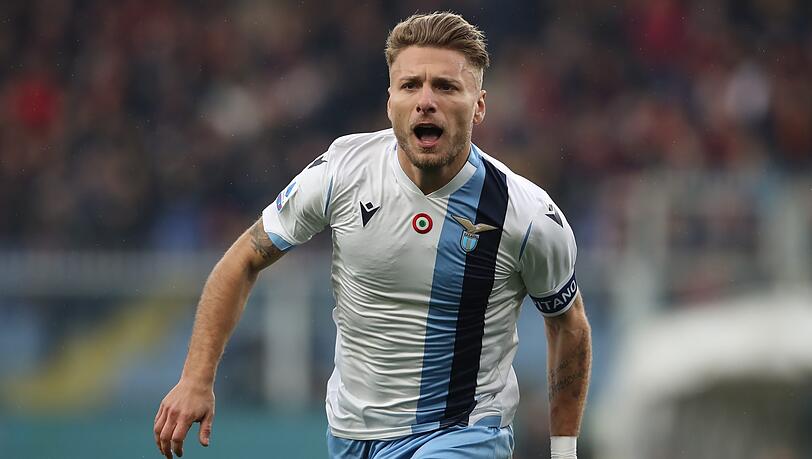 34 Tore in der Serie A: Ciro Immobile von Lazio Rom.