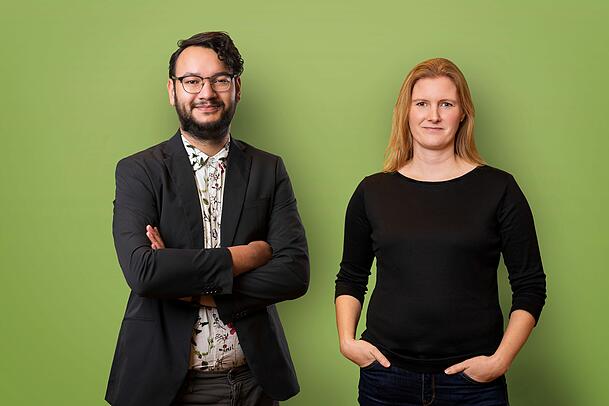 Das Vorstandsduo der Münchner Grünen: Svenja Jarchow und Joel Keilhauer. Das Vorstandsduo der Münchner Grünen: Svenja Jarchow und Joel Keilhauer.