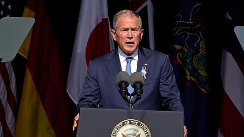 George W. Bush war Präsident der Vereinigten Staaten von 2001 bis 2009 (Archivbild).