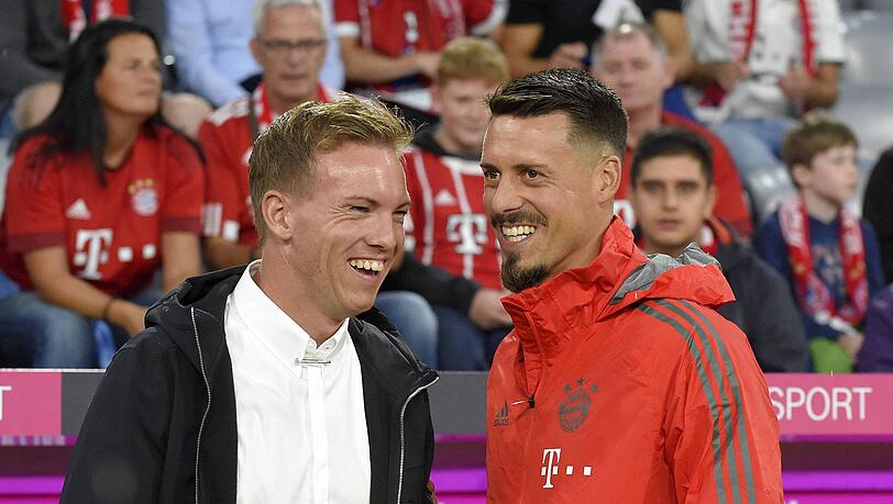 Julian Nagelsmann (l.) und Sandro Wagner.
