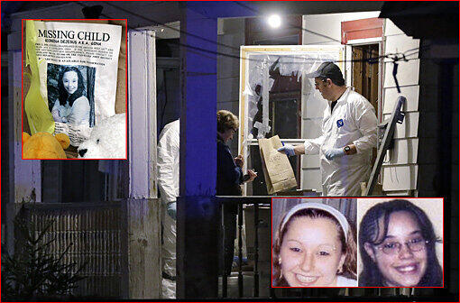 Unfassbar: In diesem Haus wurden Amanda Berry, Gina DeJesus und Michelle Knight ein Jahrzehnt unbemerkt festgehalten worden. Die Bilder aus Cleveland.