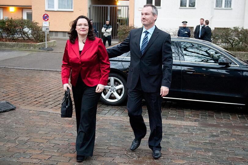 Andrea Nahles und Mann Marcus Frings entschieden Anfang 2016, dass man künftig getrennte Wege gehen wird.