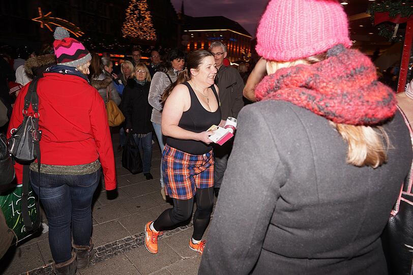 Für den guten Zweck - Bilder vom "UnderpantsRun" in der Innenstadt.