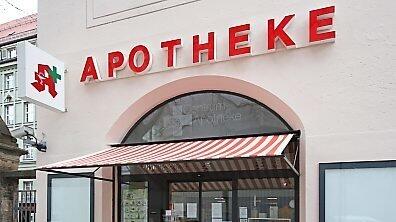 Die Centrum Apotheke in der Münchern Innenstadt.