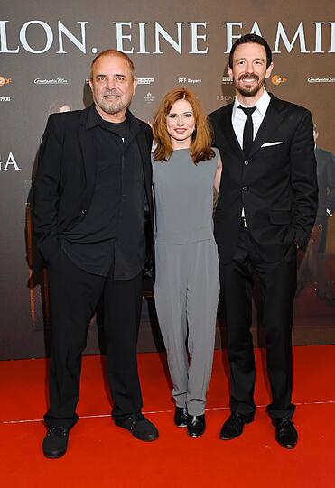 Uli Edel mit Josefine Preuß und Oliver Berben.