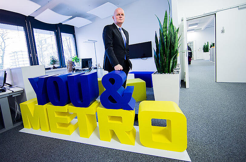 Der Vorstandsvorsitzende der Metro Group, Olaf Koch. Der Konzern ist mit Problemen ins neue Geschäftsjahr gestartet