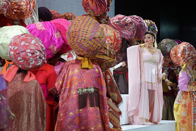 "Die Liebe der Danae" bei den Salzburger Festspielen.