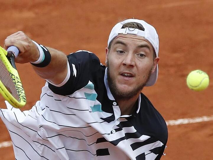 Jan-Lennard Struff war gegen Novak Djokovic quasi chancenlos.
