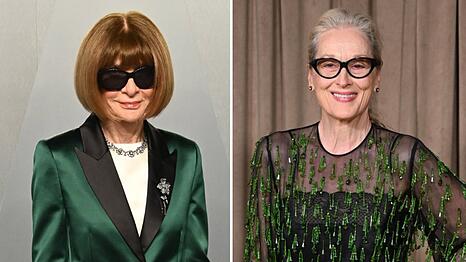 Anna Wintour (l.) und Meryl Streep sind gemeinsam auf dem Cover der Mai-Ausgabe der "Vogue".
