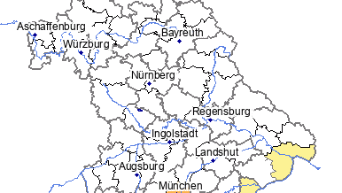 Für das Stadtgebiet München und die Isar gilt aktuell eine Hochwasserwarnung der Stufe 1. Für das Stadtgebiet München und die Isar gilt aktuell eine Hochwasserwarnung der Stufe 1.