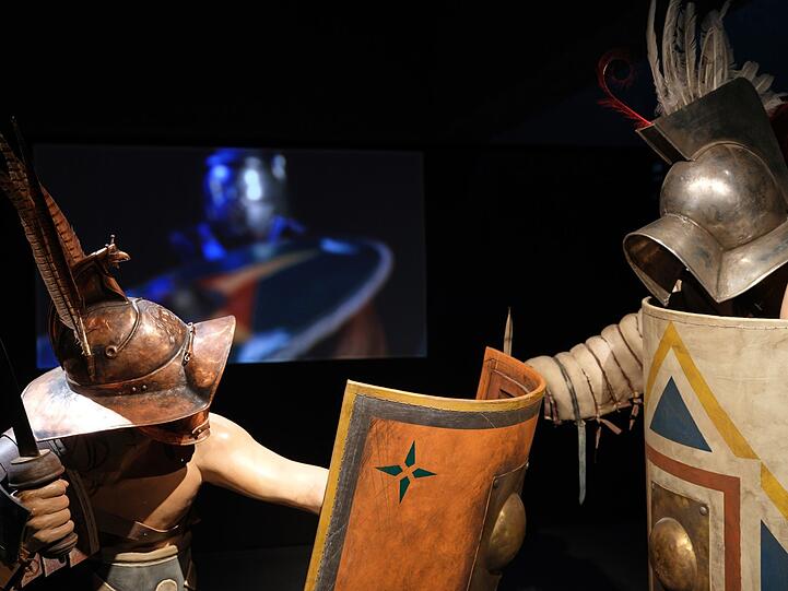 So darf man sich Gladiatoren im Kampf vorstellen.