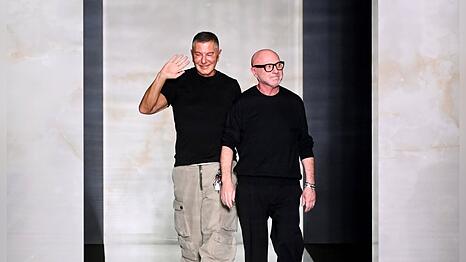 Stefano Gabbana (l.) und Domenico Dolce bei einem gemeinsamen Auftritt.