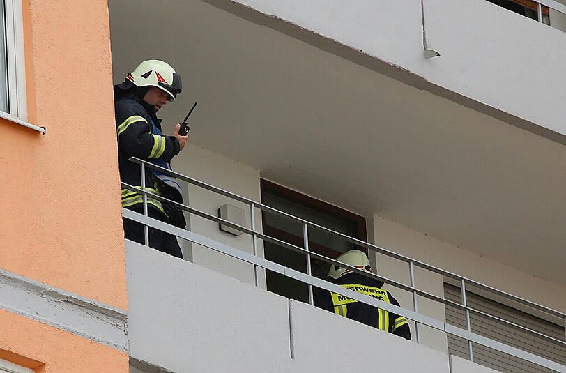 Bilder vom Feuerwehreinsatz in Mühldorf. Der Brand konnte schnell gelöscht werden, es wurde niemand verletzt.