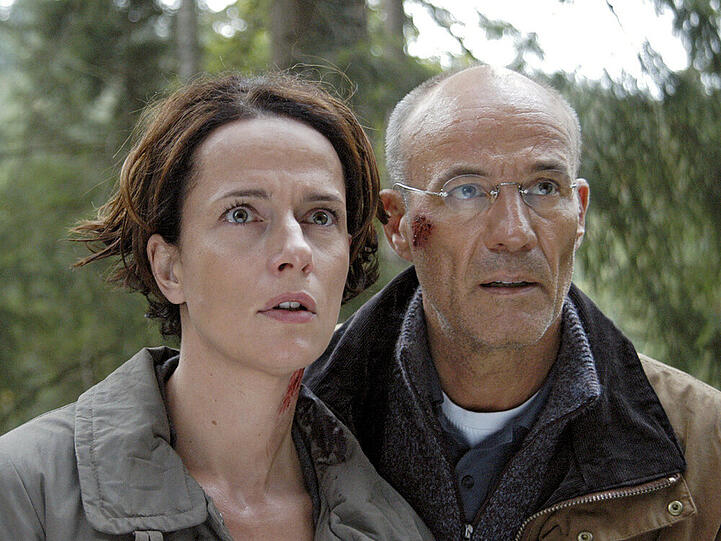 Ellen (Claudia Michelsen) und Robert (Heiner Lauterbach) auf der Suche nach dem Entführer ihres Sohnes