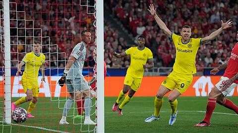 Inter setzte sich im Hinspiel bei Benfica mit 2:0 durch.