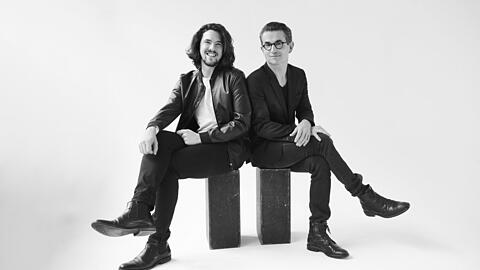 Andrè Schuen (links) mit Daniel Heide.