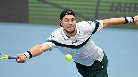 Jan-Lennard Struff in Aktion.