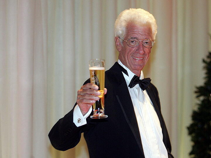 Rudi Carrell - hier bei der Verleihung der Goldenen Kamera 2006 - war bis zum Schluss ein Lebemann