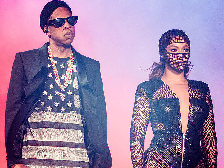 Jay Z und Beyoncé gemeinsam auf der Bühne