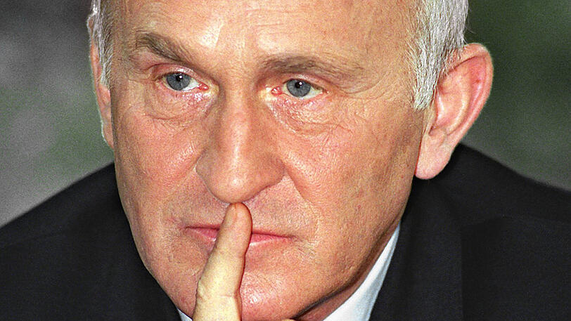 Werner Mauss in der ZDF-Sendung "Eser und Gäste" im Jahr 1998.