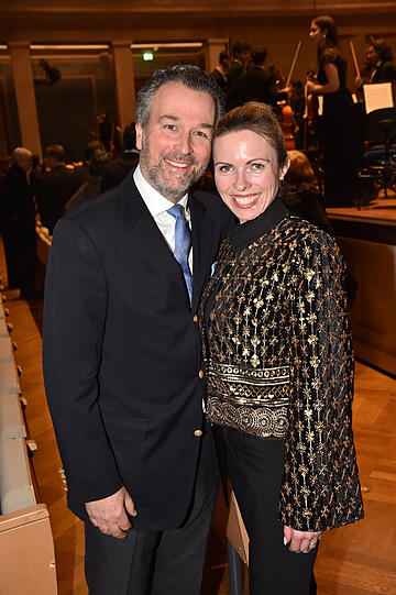 Philipp Prinz von Thurn und Taxis mit Frau Alessandra.