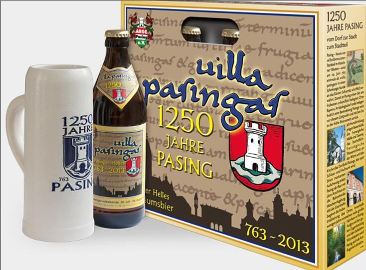 Wer ko, der ko: In Pasing gibt es zum 1250. Jubiläum ein eigenes Bier.