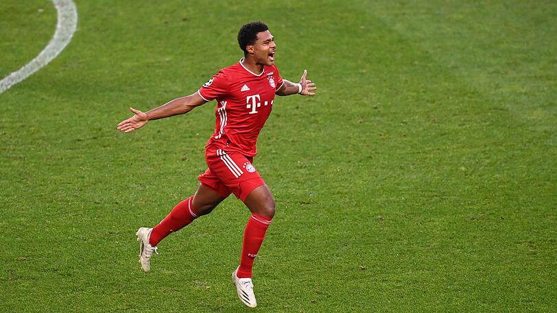 Serge Gnabry erzielte im Halbfinale gegen Lyon zwei Tore.