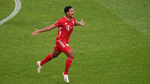 Serge Gnabry erzielte im Halbfinale gegen Lyon zwei Tore.