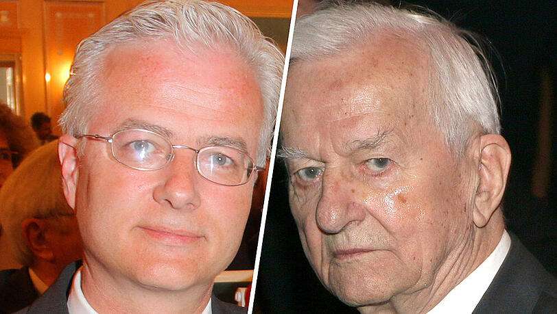 Sohn und Vater: Fritz von Weizsäcker (li.) und Richard von Weizsäcker Sohn und Vater: Fritz von Weizsäcker (li.) und Richard von Weizsäcker