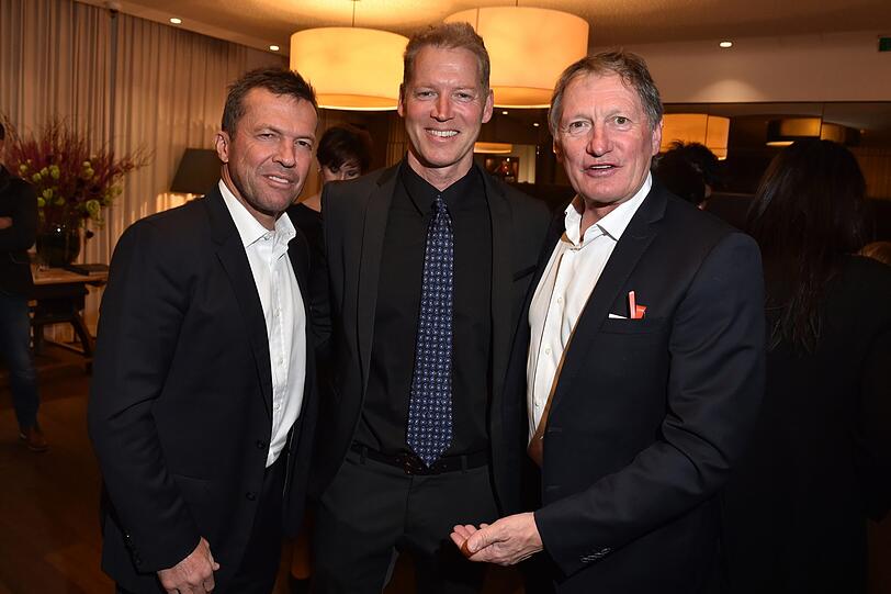 Lothar Matthäus, Patrick Schwarzenegger und Franz Klammer