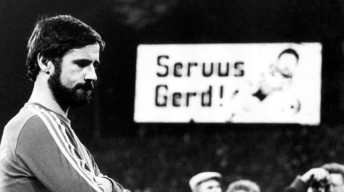 Abgang mit Wehmut: 1983 verabschieden tausende Fans im Olympiastadion Gerd Müller in die Fußball-Rente – nun ist er für immer gegangen.