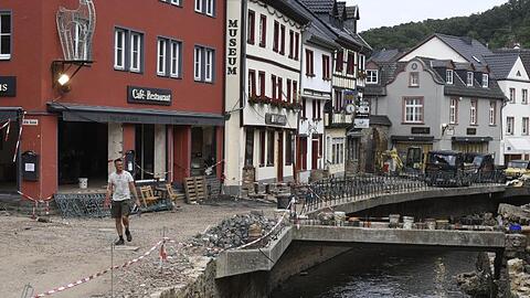 Bad Münstereifel - einen Monat nach der Hochwasserkatastrophe.