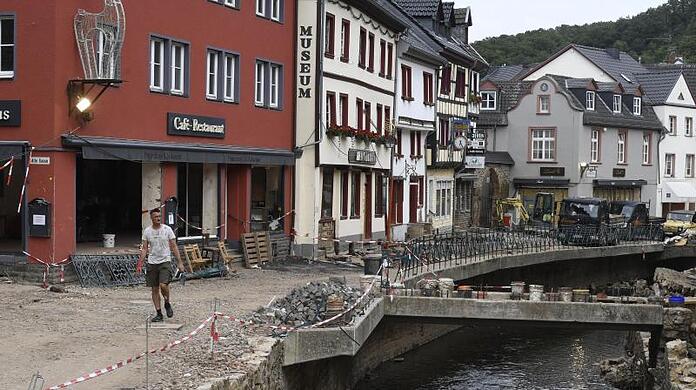 Bad Münstereifel - einen Monat nach der Hochwasserkatastrophe.