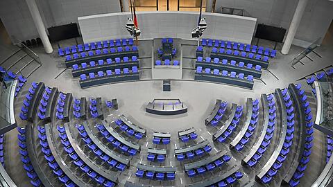 Das Herzstück der Demokratie in Deutschland: der Plenarsaal des Bundestags in Berlin. (Archivbild)
