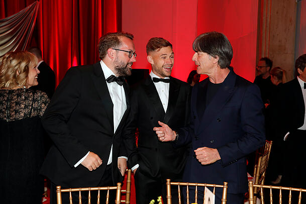 Paul Ronzheimer, Joshua Kimmich und Jogi L&ouml;w