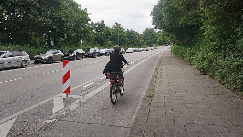Domagkstraße Ost: Diese Elemente sind sehr luftig angeordnet.