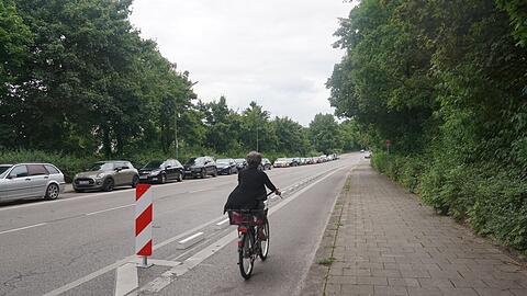 Domagkstra&szlig;e Ost: Diese Elemente sind sehr luftig angeordnet.