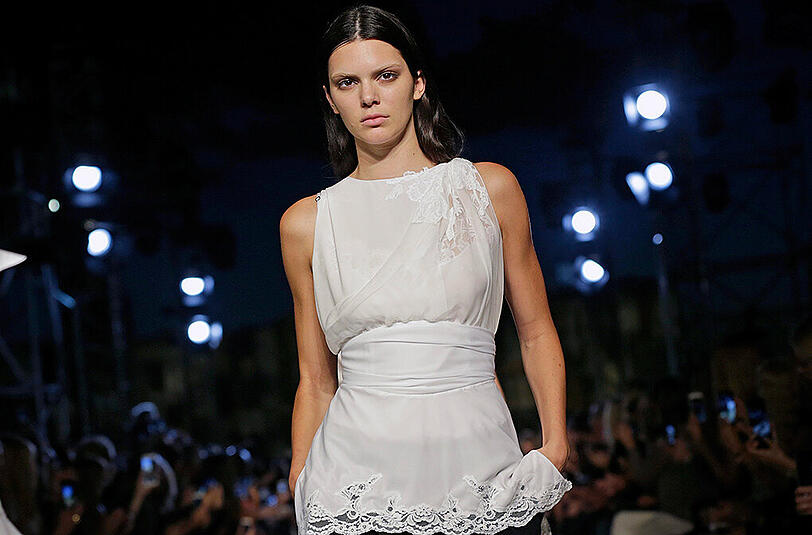 Kendall Jenner auf der New York Fashion Week 2015.