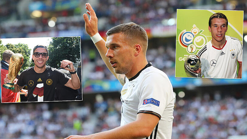 Beendet gegen England seine furiose Nationalmannschaftskarriere: Lukas Podolski Beendet gegen England seine furiose Nationalmannschaftskarriere: Lukas Podolski