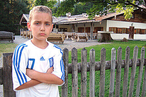 Joe (9) ist enttäuscht, dass er und seine Klassenkameraden abgewiesen wurden.