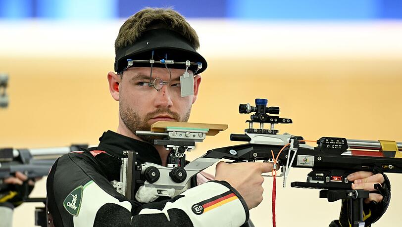 Maximilian Ulbrich holte mit seinem Team den EM-Titel mit dem Luftgewehr und im Einzel Silber. (Archivbild)