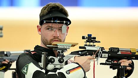 Maximilian Ulbrich holte mit seinem Team den EM-Titel mit dem Luftgewehr und im Einzel Silber. (Archivbild)