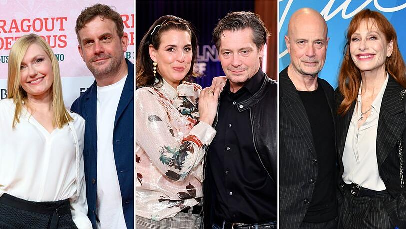 Beliebte Schauspielerpaare (v.l.): Sebastian Bezzel und Johanna Christine Gehlen, Elena Uhlig und Fritz Karl sowie Andrea Sawatzki und Christian Berkel.